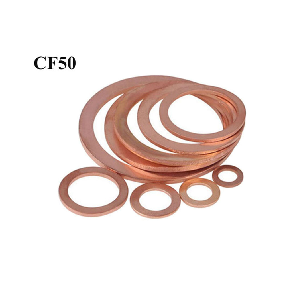 3 PCS Copper Gaskets Size3-3/8″ CF50 Flange Fitting Parts for 3.375″CF Vacuum Pump