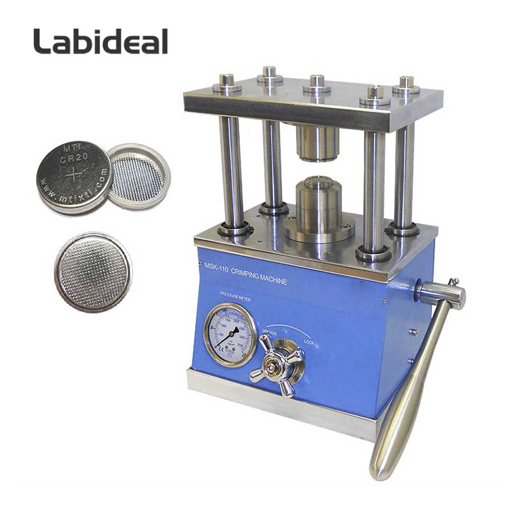 Manual Hydraulic Coin Cell Crimping Machine for All Kinds of Coin Cells