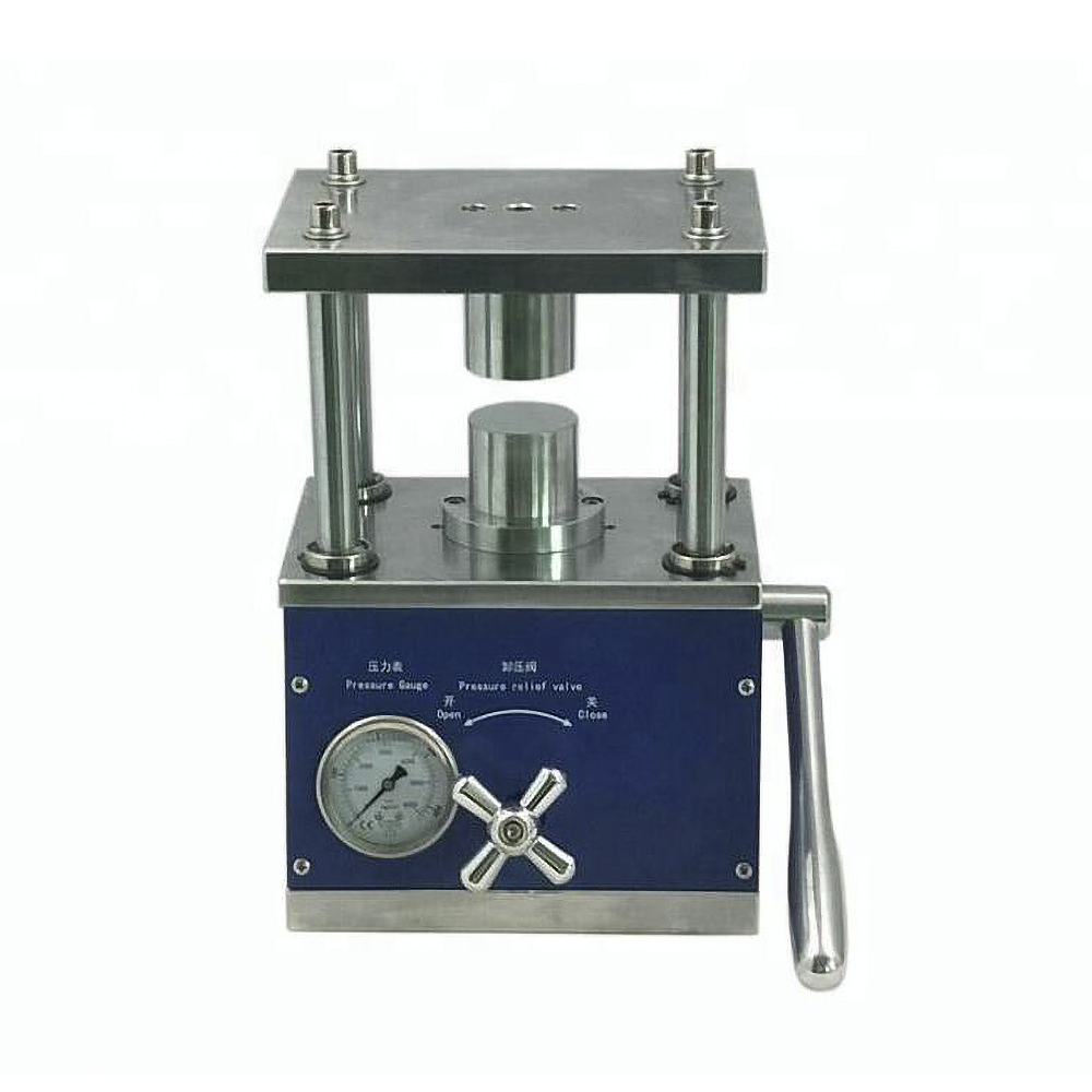 Lab Manual Hydraulic Tablet Press Machine for Coin Cell Battery Electrode